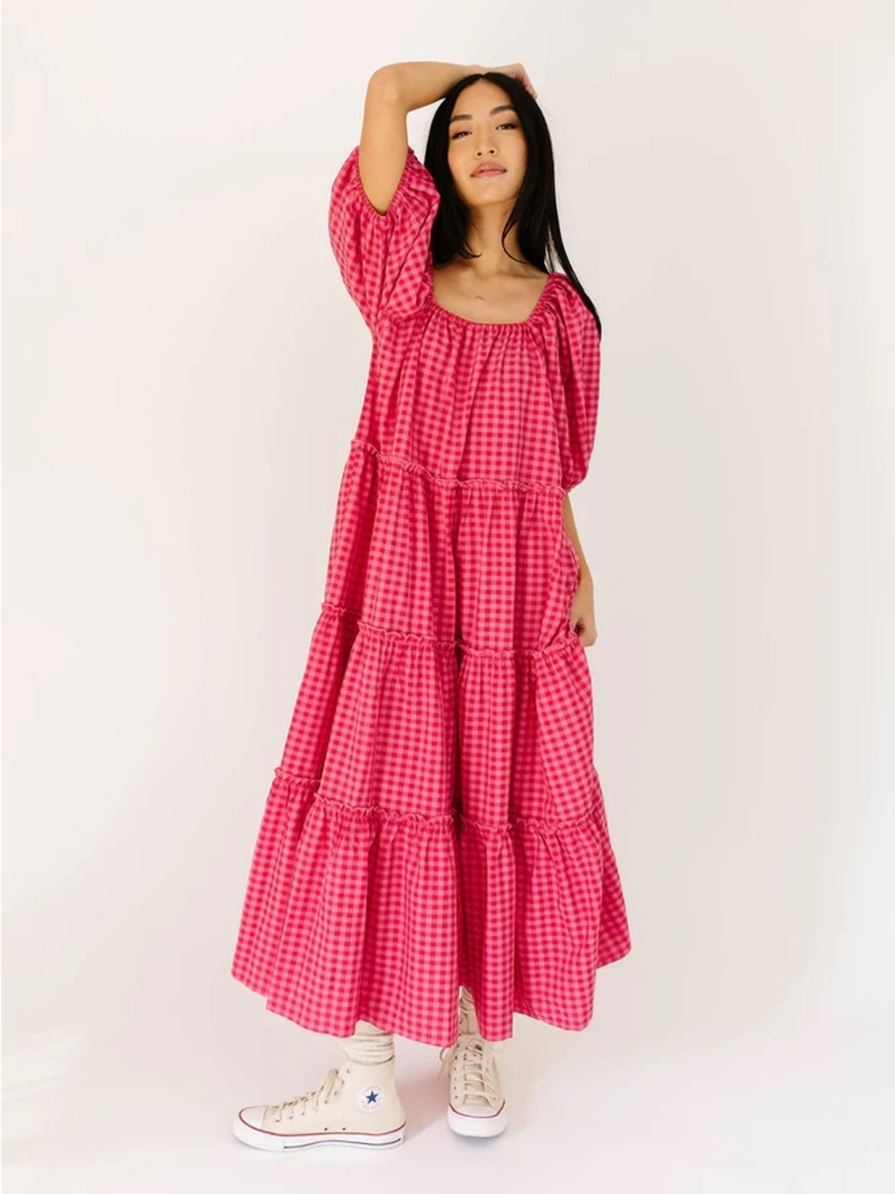 DayMaker Dress PINK GINGHAM *ZOCO EXCLUSIVE* - Picture 3 of 12